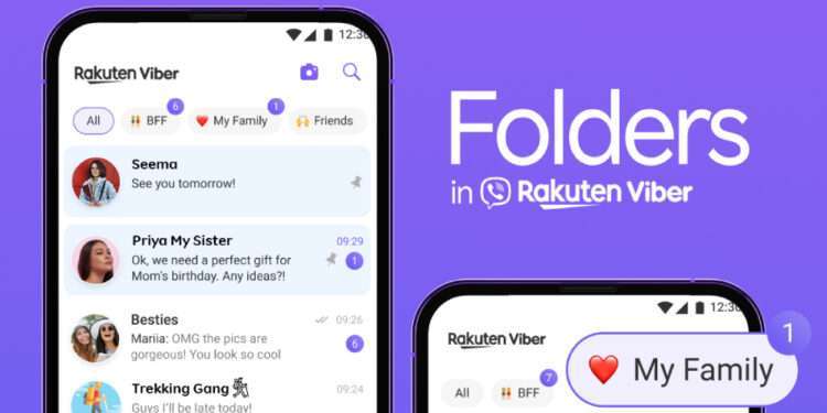 Viber Chat Folders