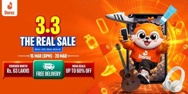 Daraz March 3.3 2026 sale