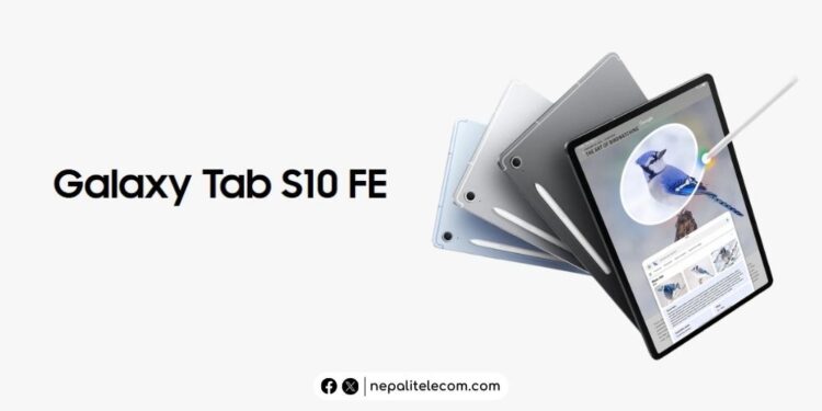 Samsung Galaxy Tab S10 FE price in Nepal