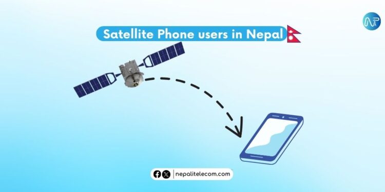 Satellite phone users in Nepal