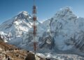 Mobile Tower BTS in Everest Base Camp EBC