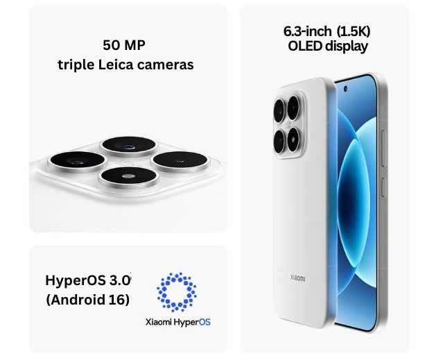 Xiaomi 17 specifications