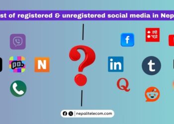 list of registered and unregistered social media platforms in Nepal
