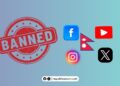 social media app Facebook YouTube ban in Nepal