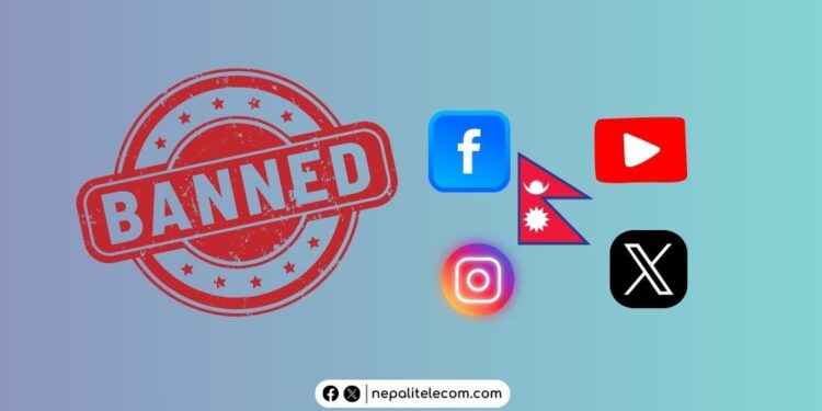 social media app Facebook YouTube ban in Nepal
