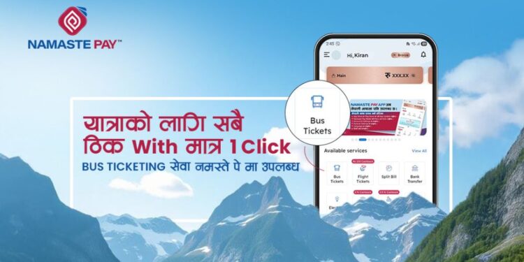 Namaste Pay bus ticketing feature