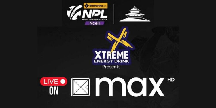 Nepal Premier League NPL 2025 on Kantipur Max TV channel