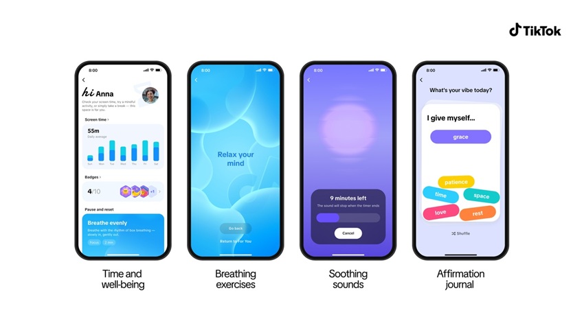 TikTok time and well-being feature Nepal