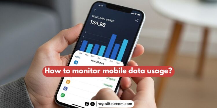 How to monitor mobile data usage on phones