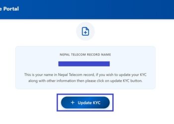 Ntc KYC update on phone