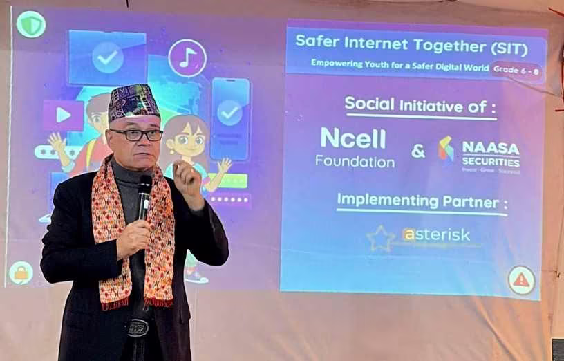 Ncell CEO Michael Foley SIT program