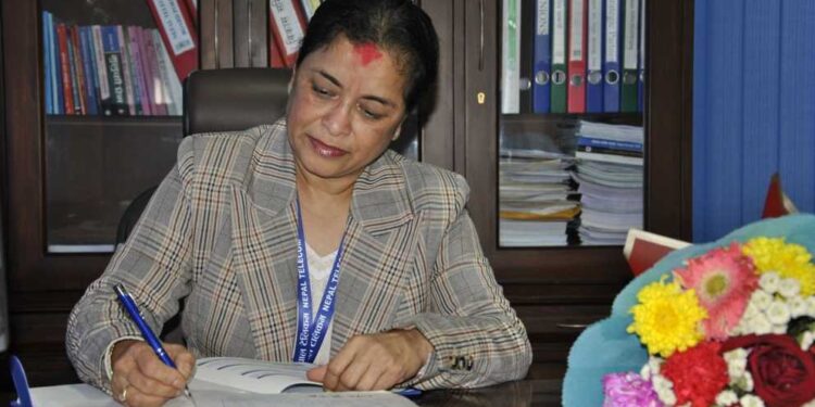 Reena Dongol Nepal Telecom new Acting Managing Director