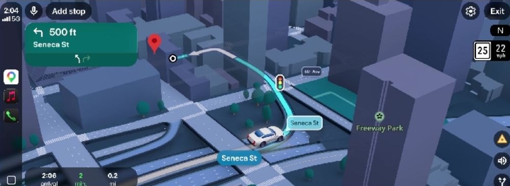 Google Maps Immersive Navigation