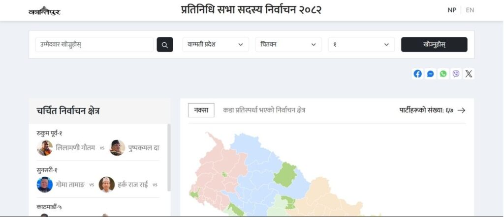 check election candidates 2082 online