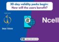 30-day validity mobile packs in Nepal with benefits