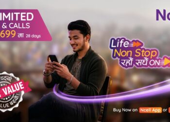 Ncell unlimited data and voice pack price Rs 699
