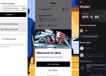 Uber registration in Nepal