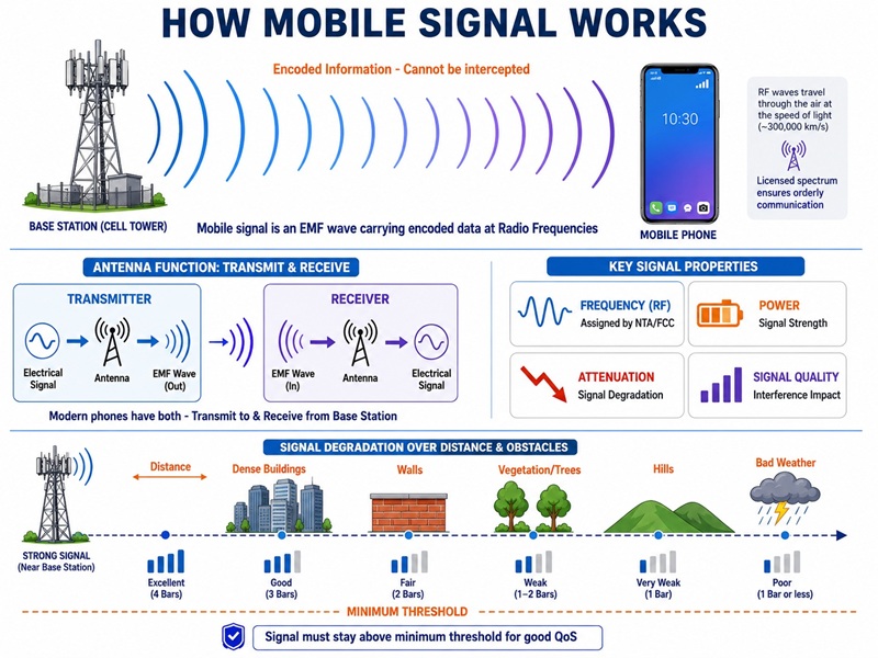 How mobile signal works