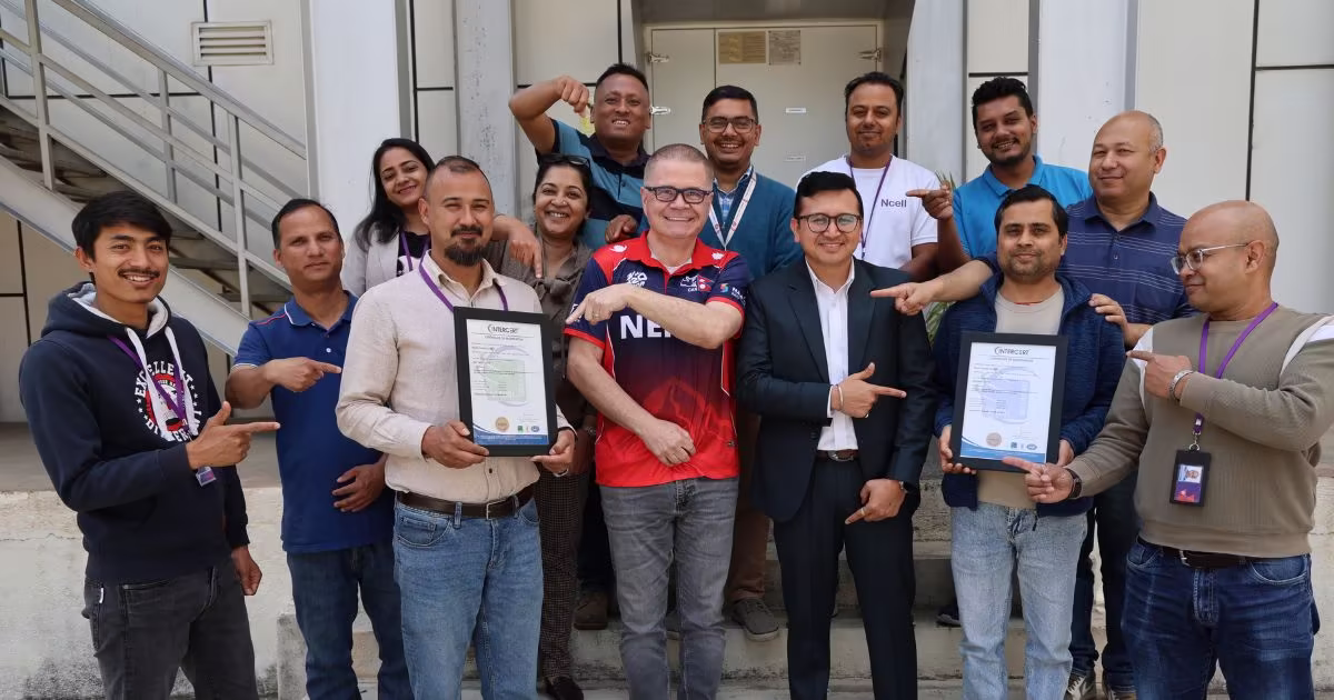 Ncell bags ISO 9001 and ISO 14001 certifications