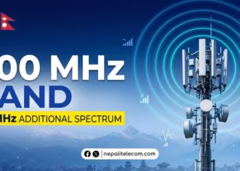 Nepal Telecom 800 MHz 5 MHz spectrum NTA