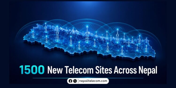 1500 new telecom towers across Nepal