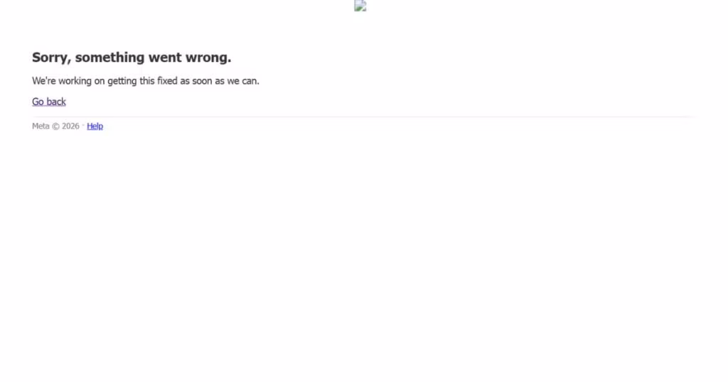 Facebook outage globally