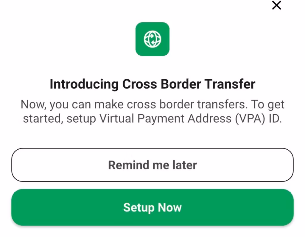 Nepal India cross border money transfer