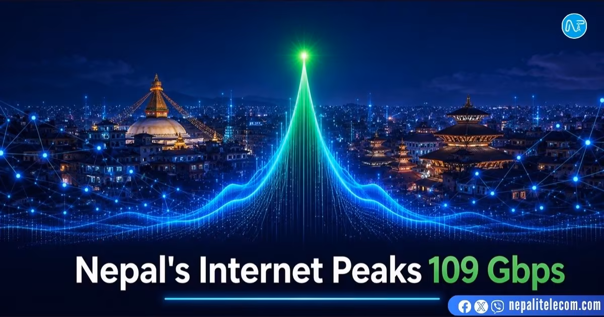 Nepal’s internet traffic peaked 109 Gbps during FIFA World Cup 2026 opener