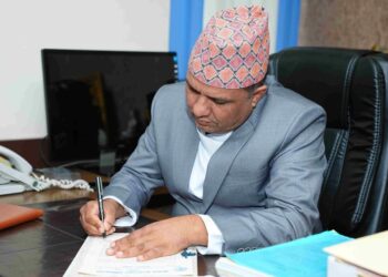 NTA Chairman Arjun Ghimire