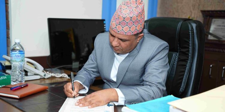 NTA Chairman Arjun Ghimire