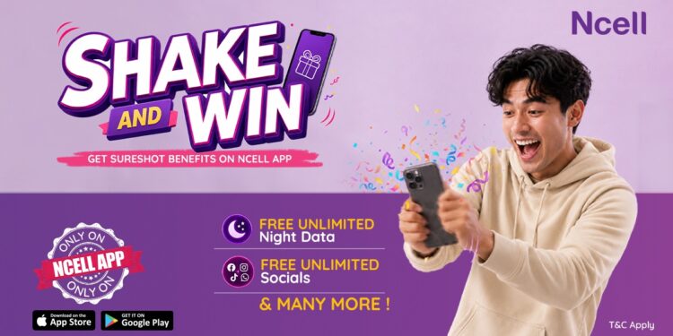 Ncell Shake and Win