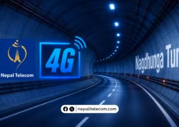 Nepal Telecom 4G mobile network in Nagdhunga Tunnel