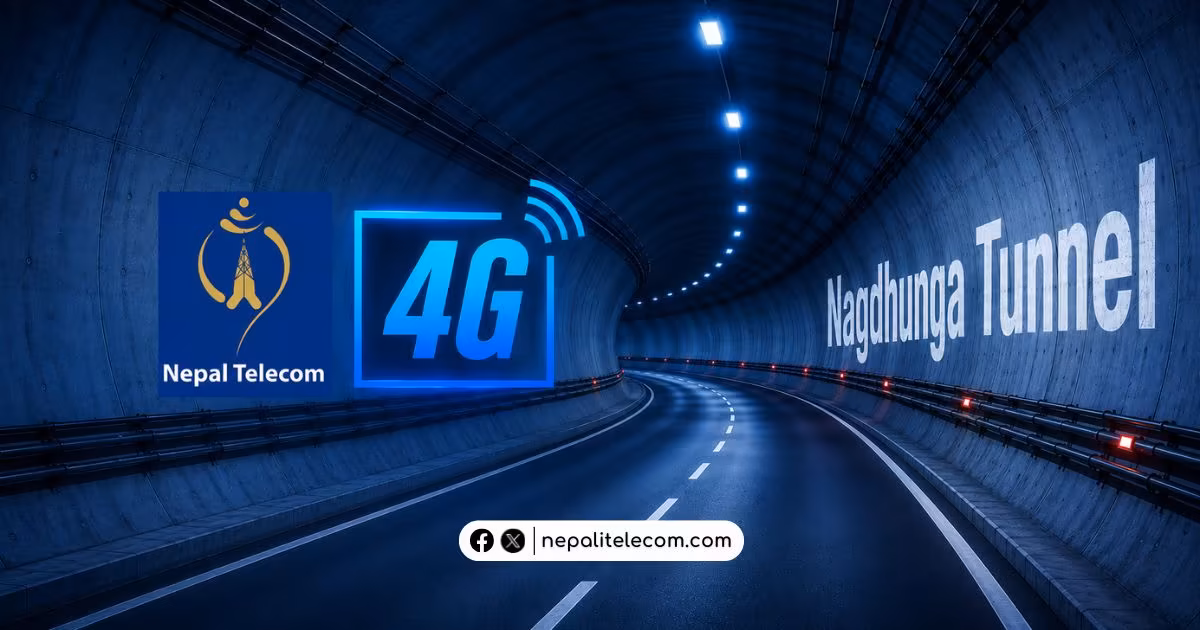 Nepal Telecom provides 2G, 4G mobile network inside Nagdhunga Tunnel