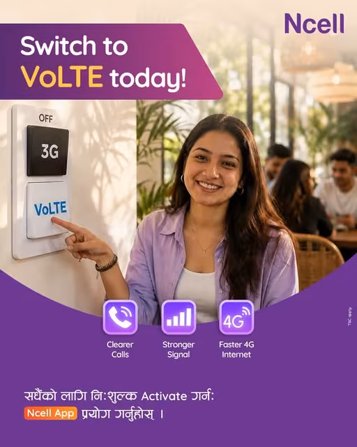 Ncell 3G shutdown to VoLTE use