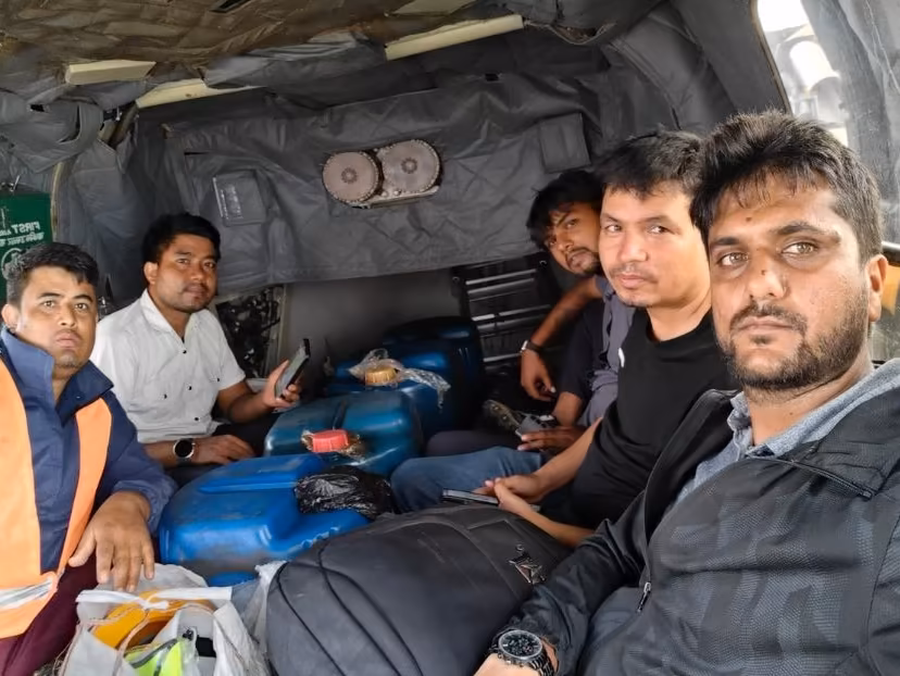 Ncell team repair Bhotekoshi flood hit towers