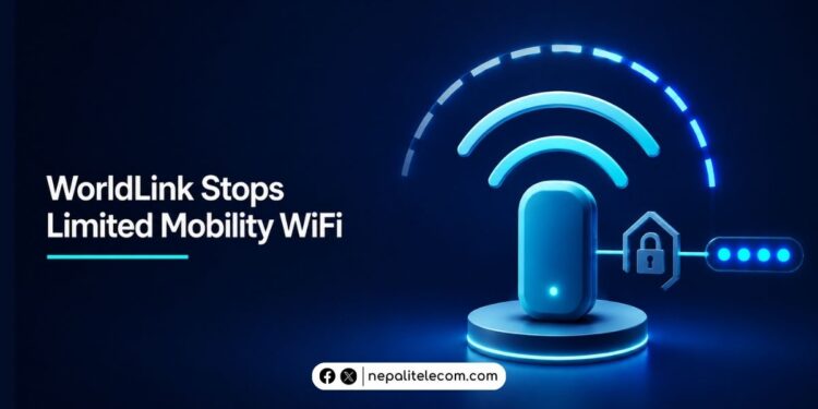 Worldlink limited mobility Wifi hotspot closed