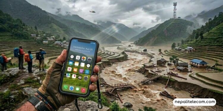 How mobile network data help rescue flood victim last connected mobile tower location