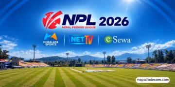 NPL 2026 media rights Himalaya Sports TV NetTV OTT esewa ticketing partner