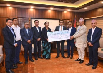 Nepal Telecom disaster relief fund bhotekoshi flood
