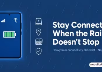 Stay connected for calls text data during heavy rain floods disaster