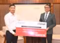 Vianet contribution to PM Disaster Relief Fund for Rasuwa flood