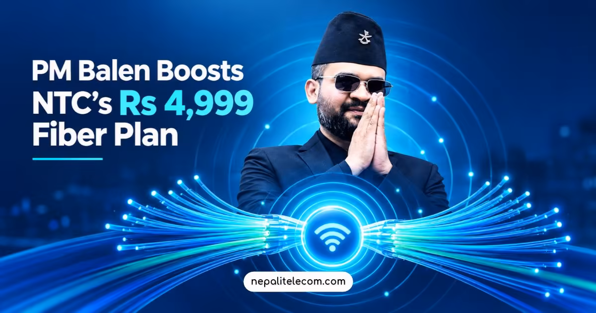 NTC’s 30 Mbps yearly plan goes blockbuster after PM Balen Shah post